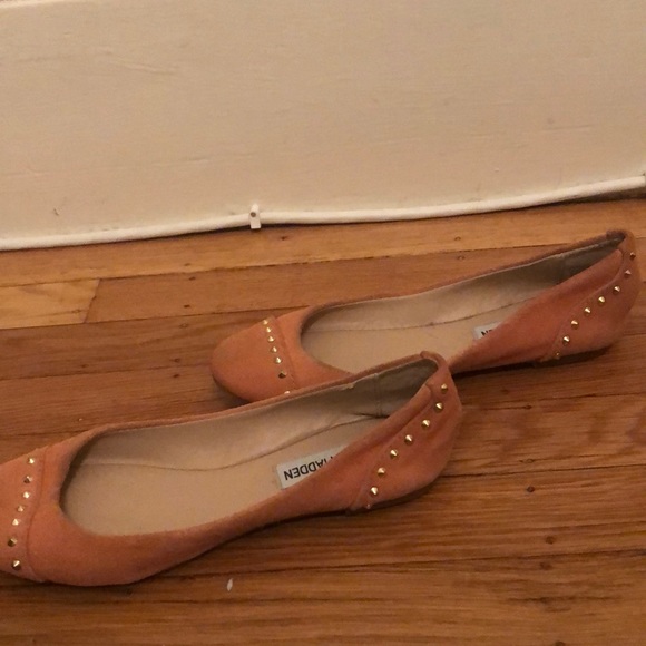 Size 6 Orange Steve Madden Flats - Picture 2 of 3